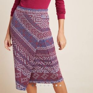 Anthropologie Maeve Carolina Knit Pencil Skirt